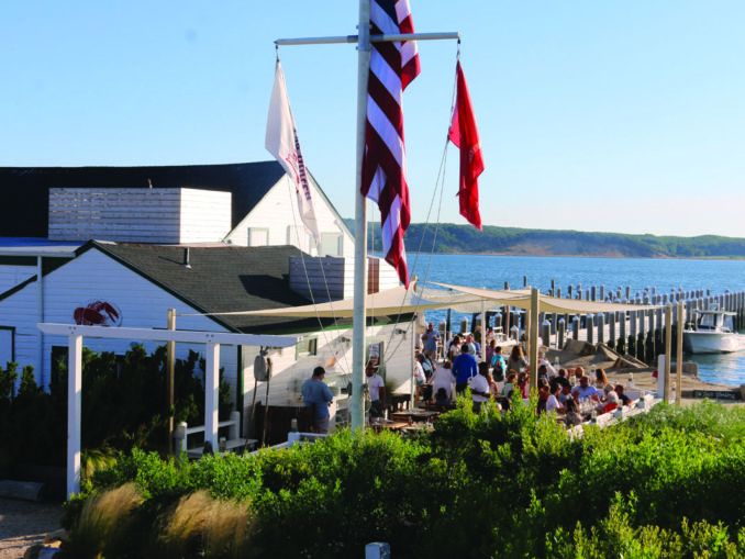 Duryea’s Lobster Deck Montauk Sun